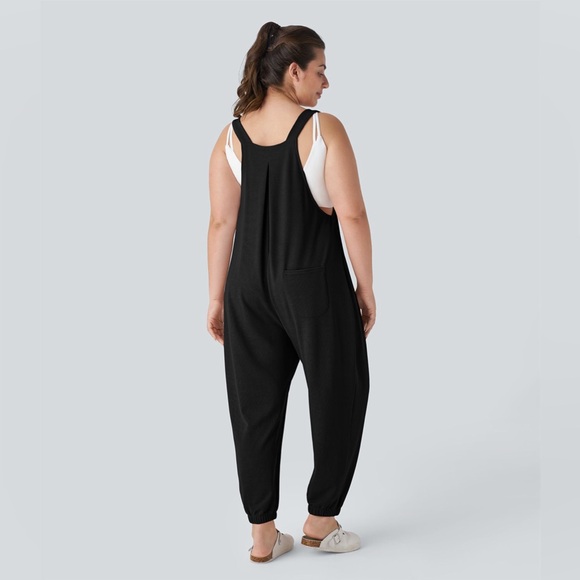 Halara Waffle Casual Jogger Overalls. - Picture 2 of 6